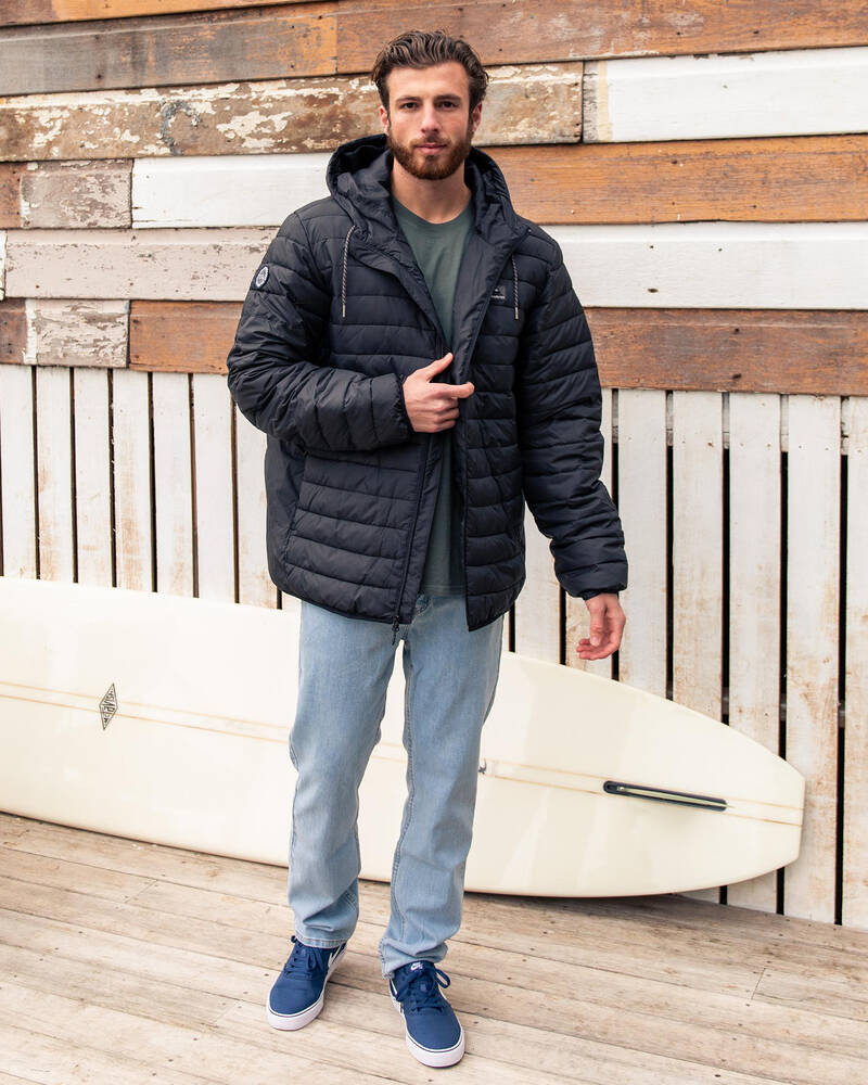 Quiksilver Scaly Hooded Puffer Jacket for Mens