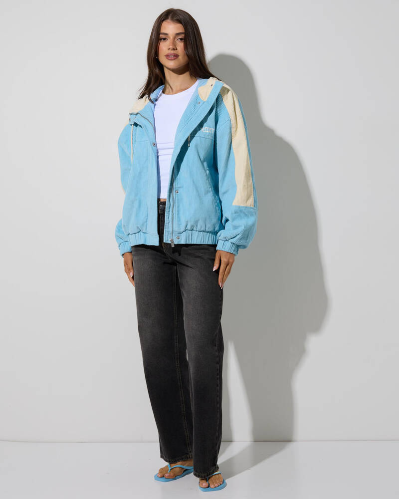 Roxy Duo Cord Hooded Jacket for Womens