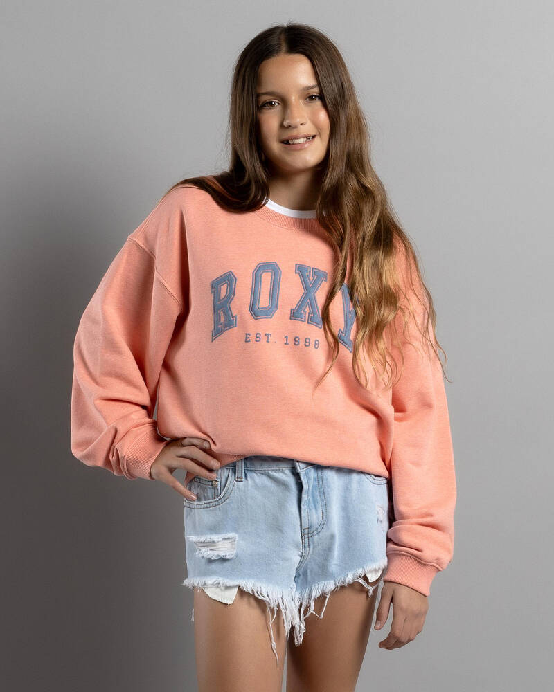 Roxy Girls' Green And Blues Sweatshirt for Womens