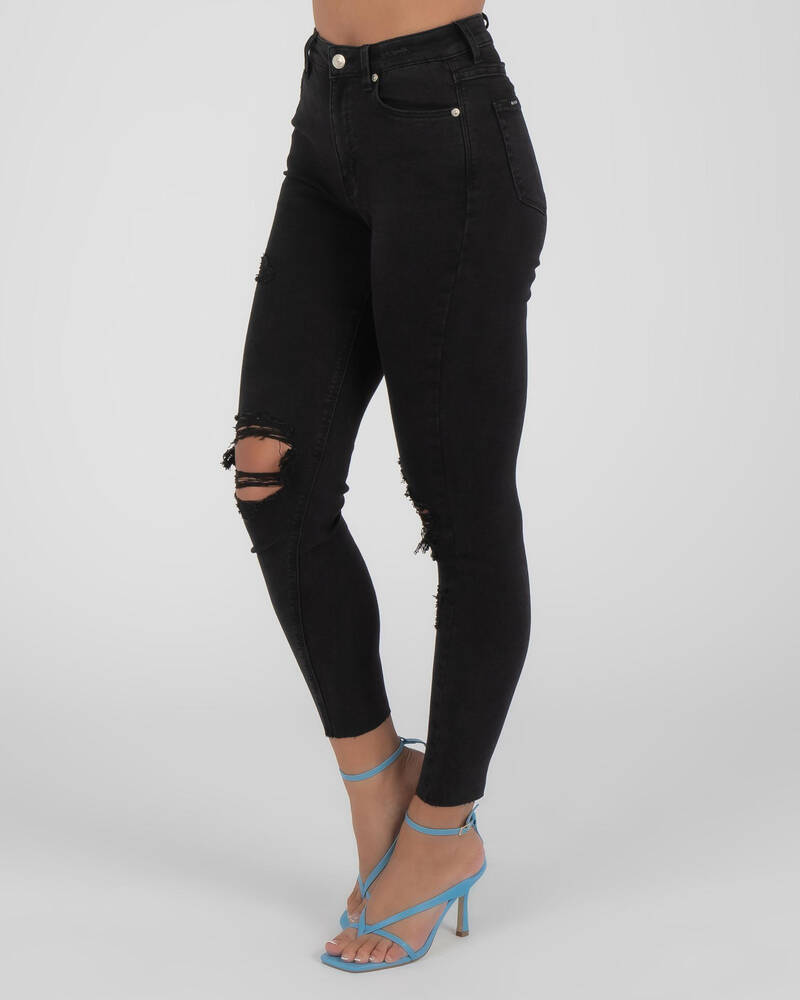 Black Palms The Mid Skinny Jeans for Womens