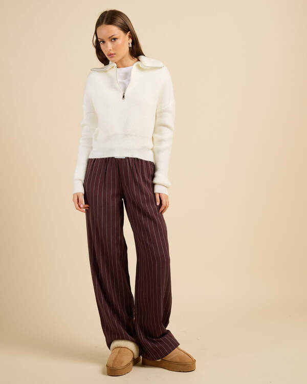 Mooloola Tonic Half Zip Knit Jumper for Womens