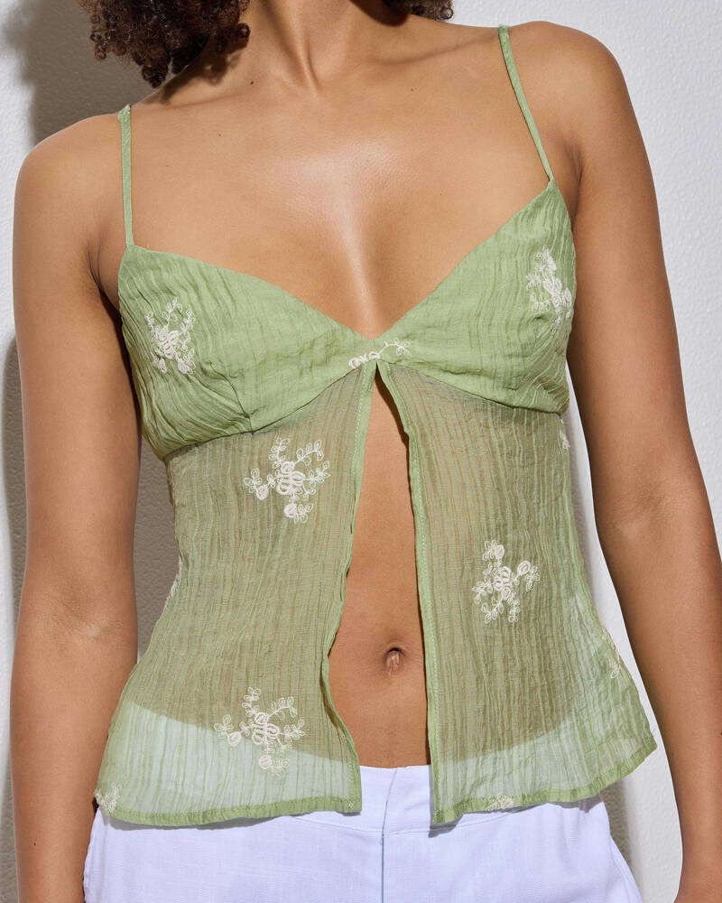 Mooloola Elara Split Front Top for Womens