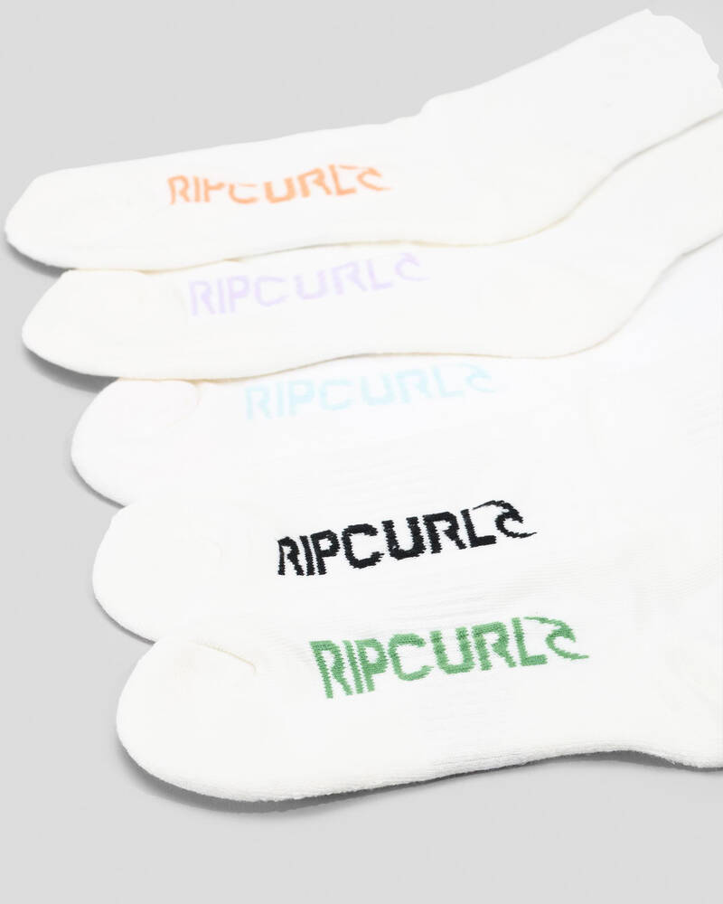 Rip Curl Boys' School Crew Socks 5 Pack for Mens