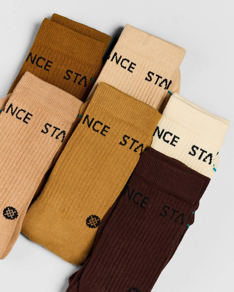 Stance Origin Crew Socks 6 Pack for Mens