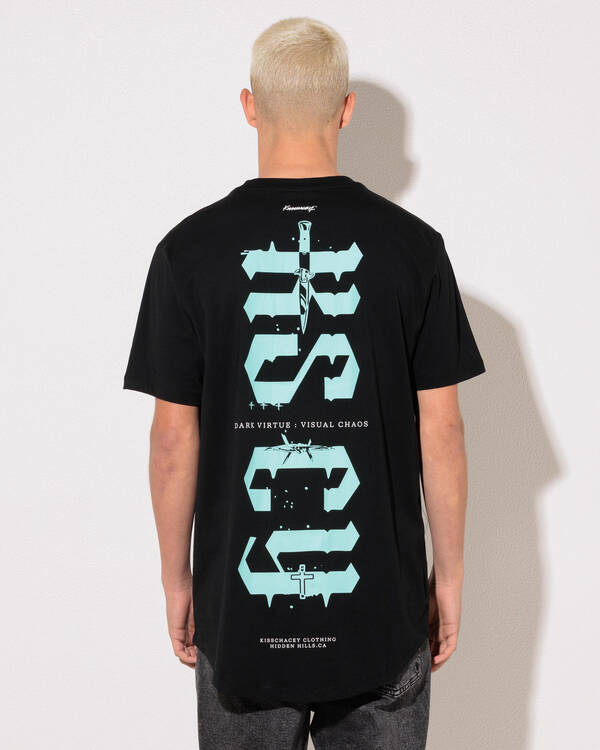 Kiss Chacey Exist Dual Curved T-Shirt for Mens