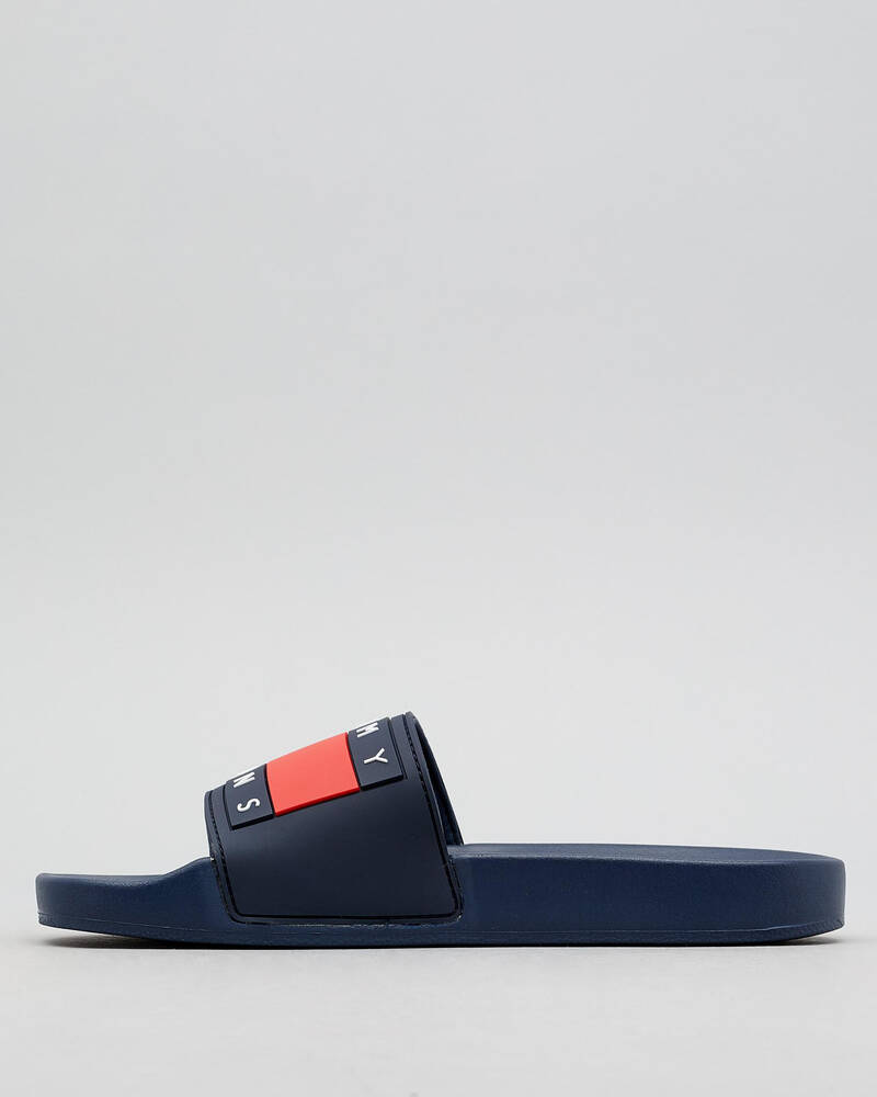 Tommy Hilfiger Tommy Jeans Flag Pool Slide Sandals for Womens