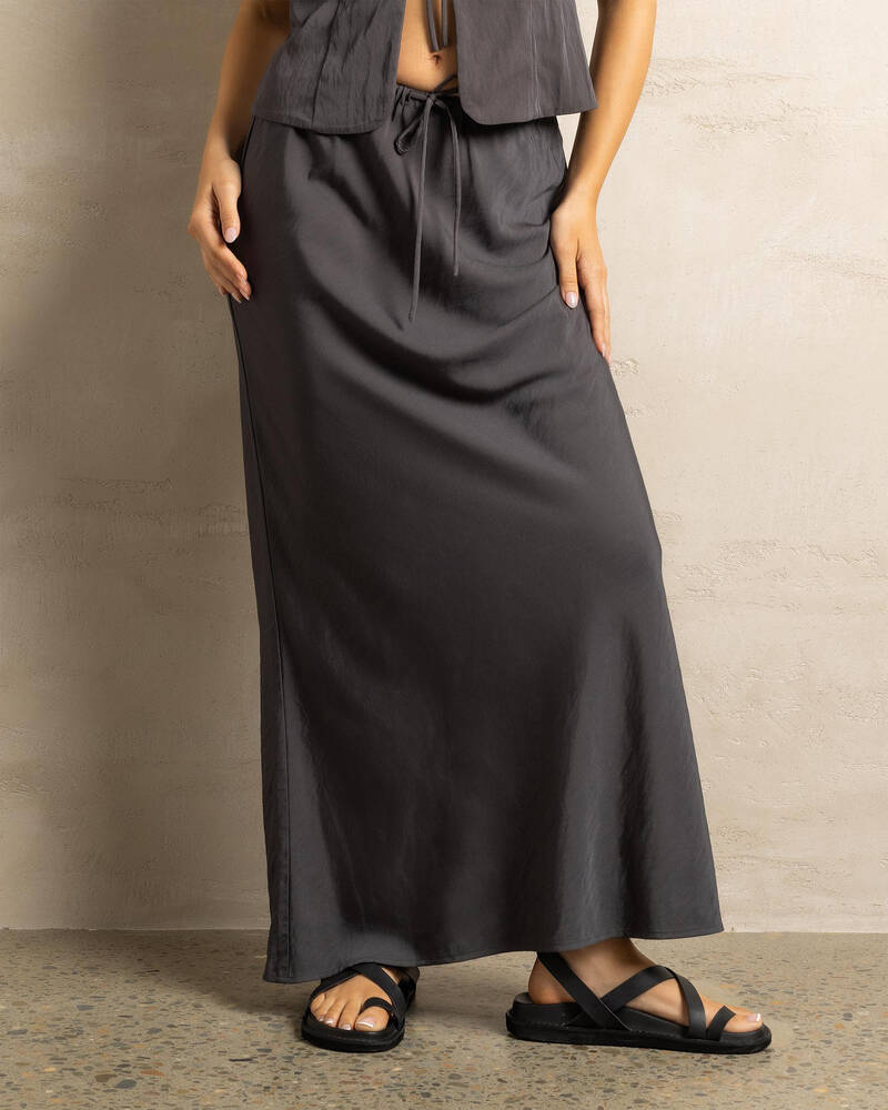 Ava And Ever Emmi Cupro Maxi Skirt for Womens