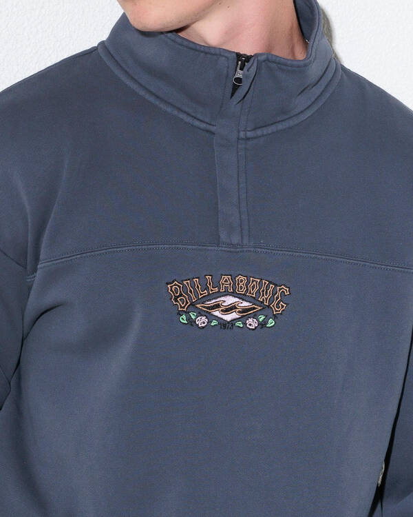 Billabong King Prawn 1/4 Zip Sweatshirt for Mens