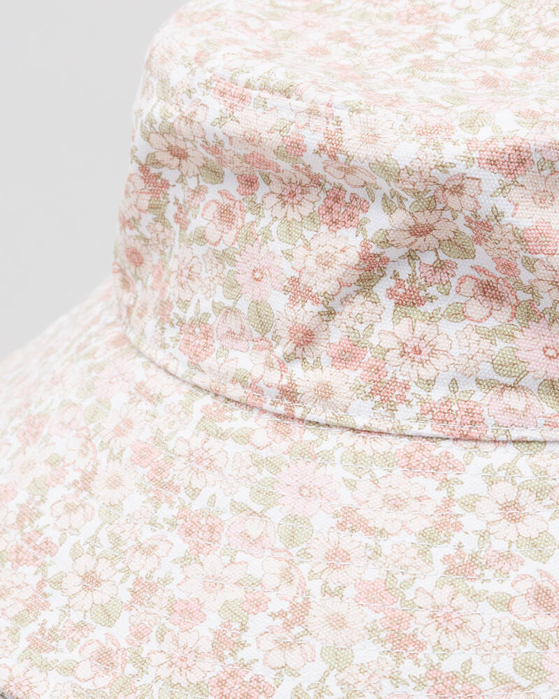 Rhythm Bouquet Floral Bucket Hat for Womens