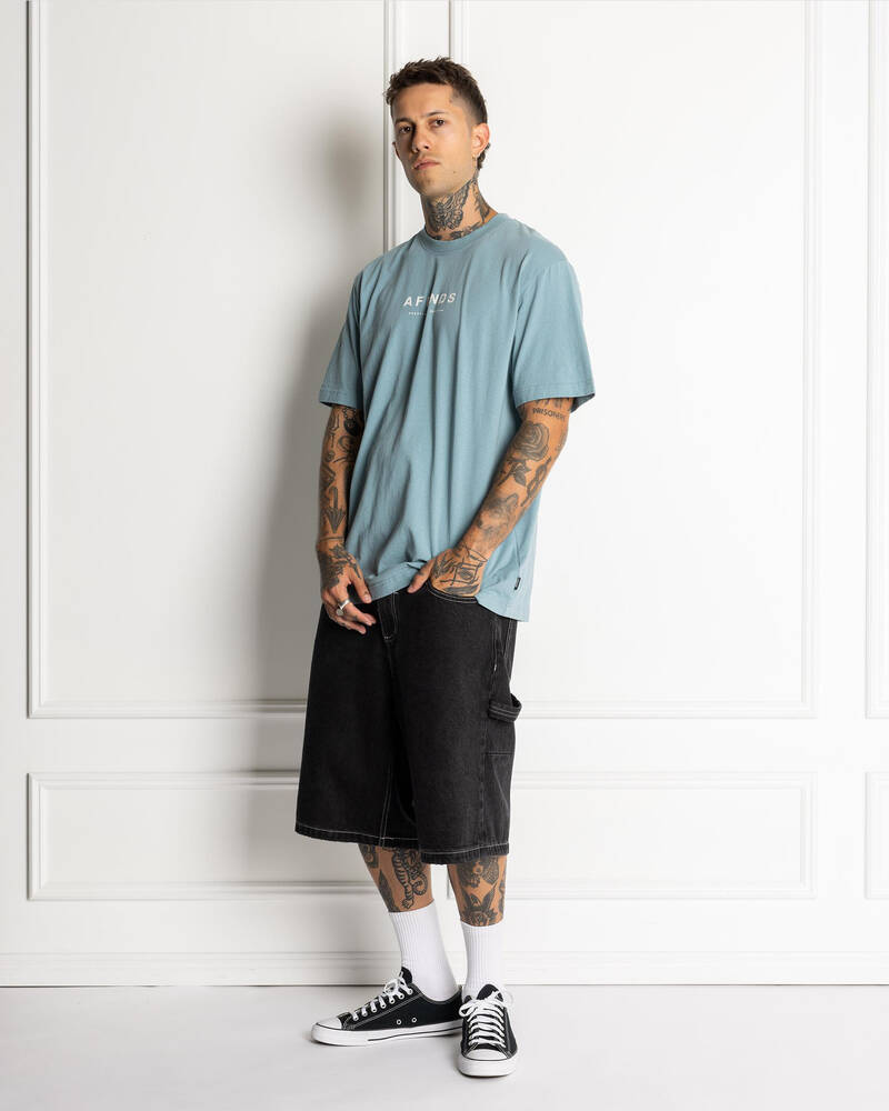 Afends Thrown Out T-Shirt for Mens