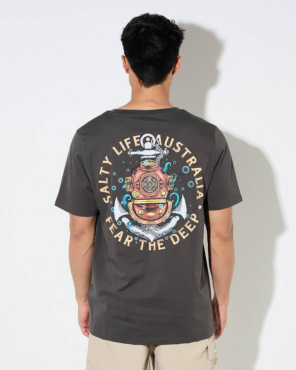 Salty Life Fear The Deep T-Shirt for Mens