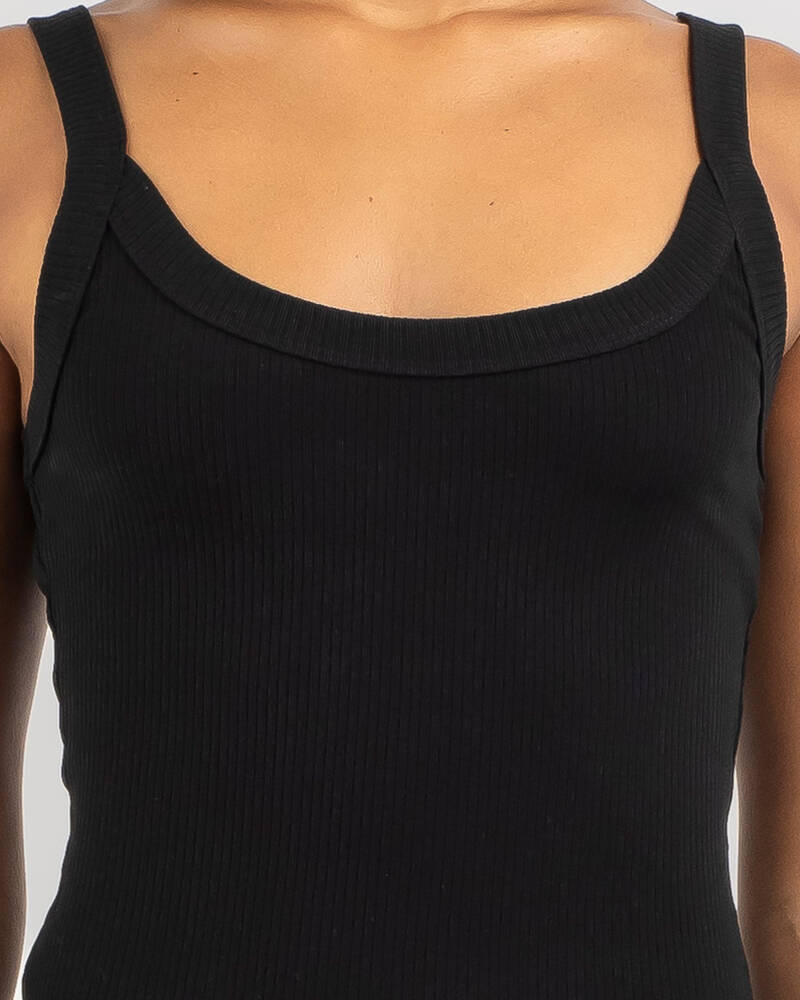 Ava And Ever Ayla Basic Rib Tank Top for Womens