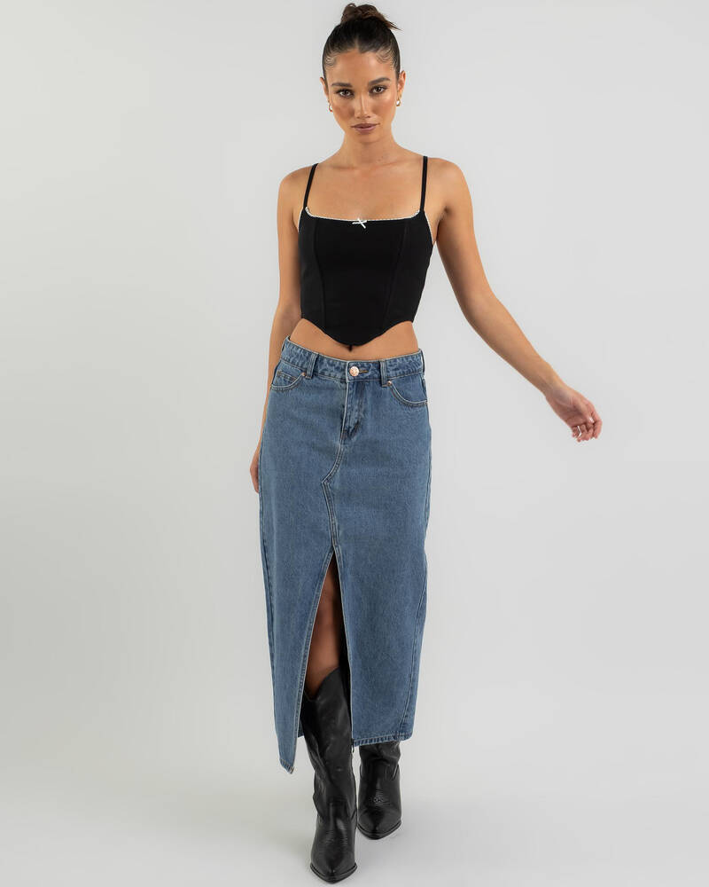 Ava And Ever Carrie Corset Top for Womens