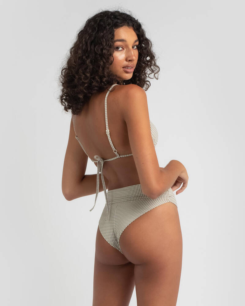 RVCA Jet Set Cheeky Bikini Bottom for Womens