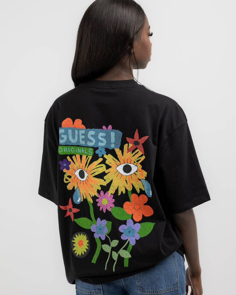 GUESS Originals Earth Day Garden T-Shirt for Womens