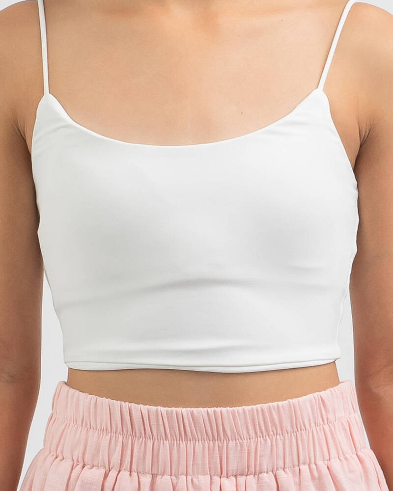 Mooloola Girls' Basic Crop Top for Womens