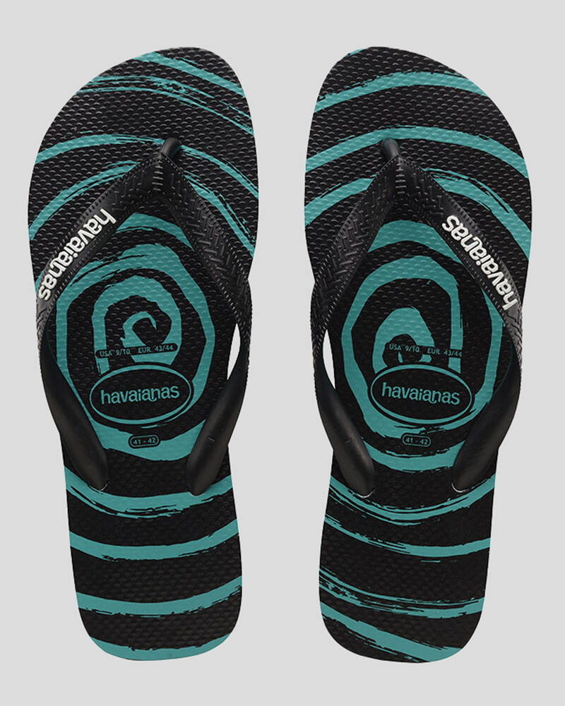 Havaianas Top Whirl Print Thongs for Mens