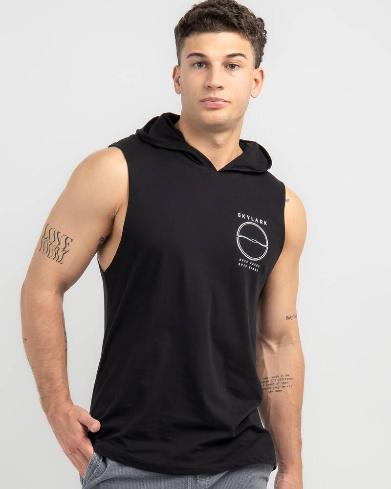 Skylark Rebound Hooded Muscle Tank for Mens