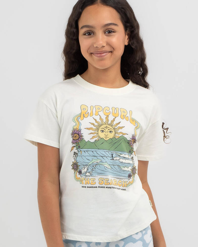 Rip Curl Girls' Hibiscus Heat Art T-Shirt for Womens