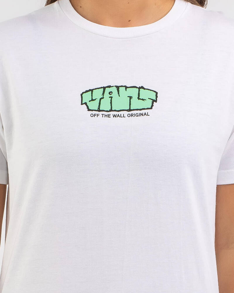 Vans Blocked Logo T-Shirt for Womens