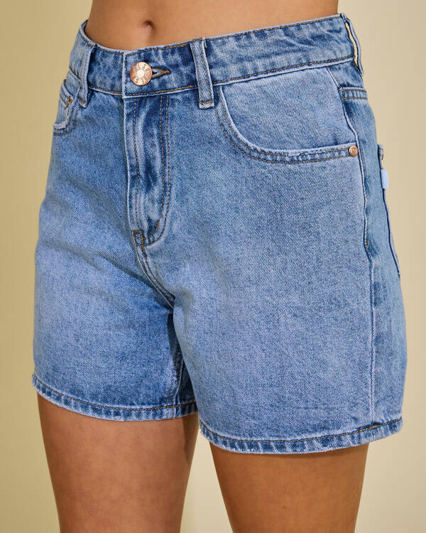 DESU Byron Mid Denim Shorts for Womens
