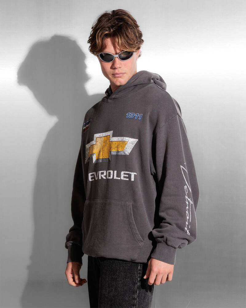 Gilroy Chevrolet Badge Vintage Hoodie for Mens