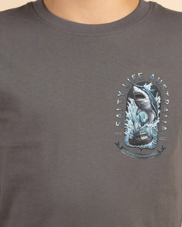 Salty Life Boys' Ocean's Ambush Long Sleeve T-Shirt for Mens