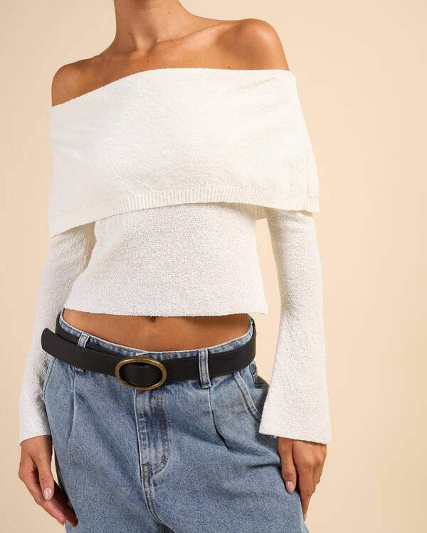 Ava And Ever Dixie Off Shoulder Knit Top for Womens