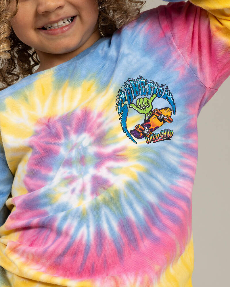 Sanction Toddlers' Rainbow Rush Long Sleeve T-Shirt for Mens