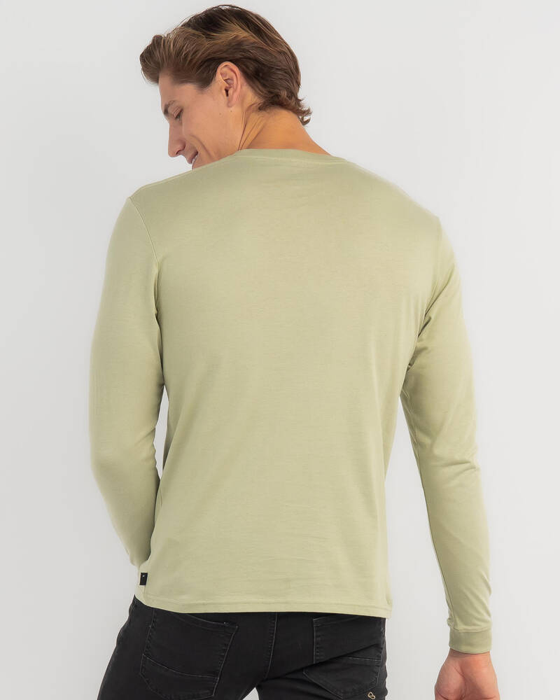 Rip Curl Fade Out Icon Long Sleeve T-Shirt for Mens