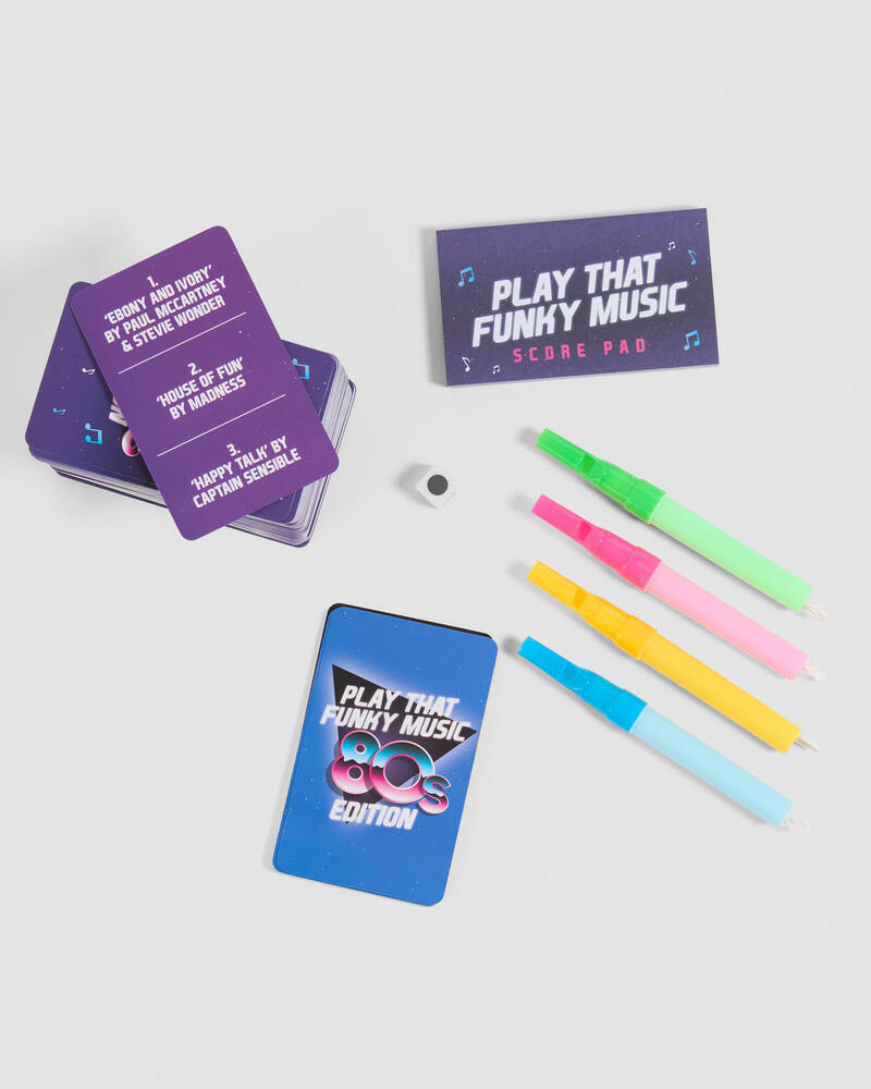 Gift Republic Play That Funky Music 80s Edition Game for Unisex