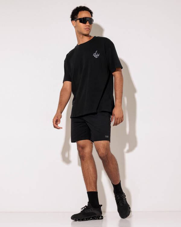 Lucid Toggle Elastic Waist Shorts for Mens