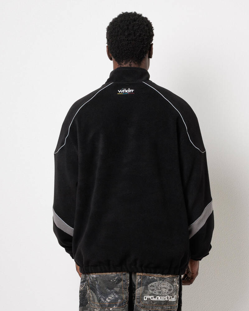 Wndrr Collective 1/4 Zip Polar Fleece Sweatshirt for Mens