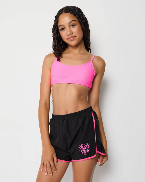 Santa Cruz Girls' Balloon Heart Board Short for Womens