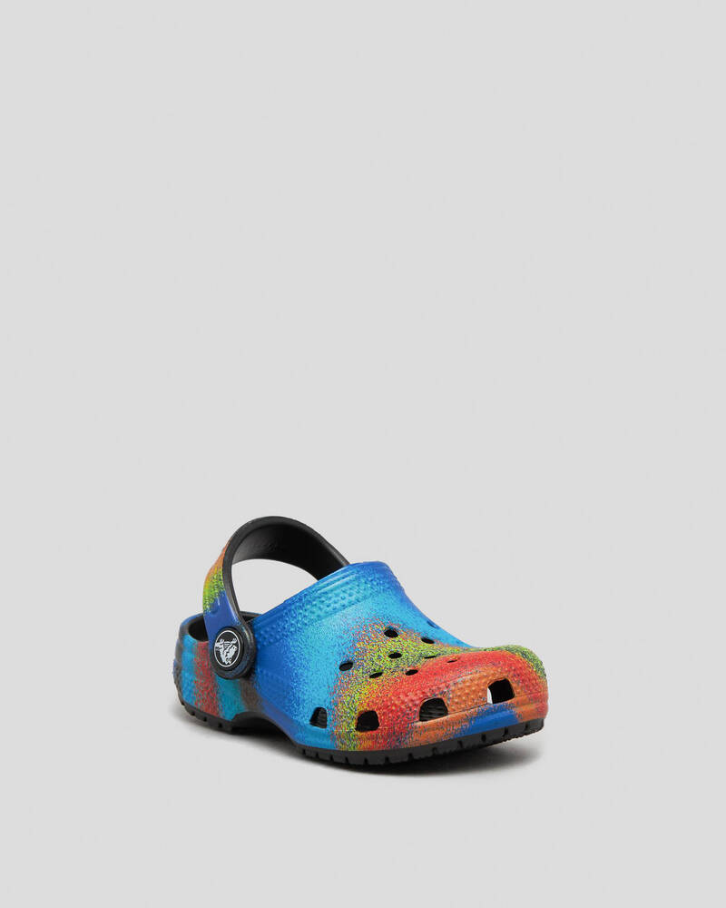 Crocs Toddlers' Classic Spray Dye Clogs for Unisex