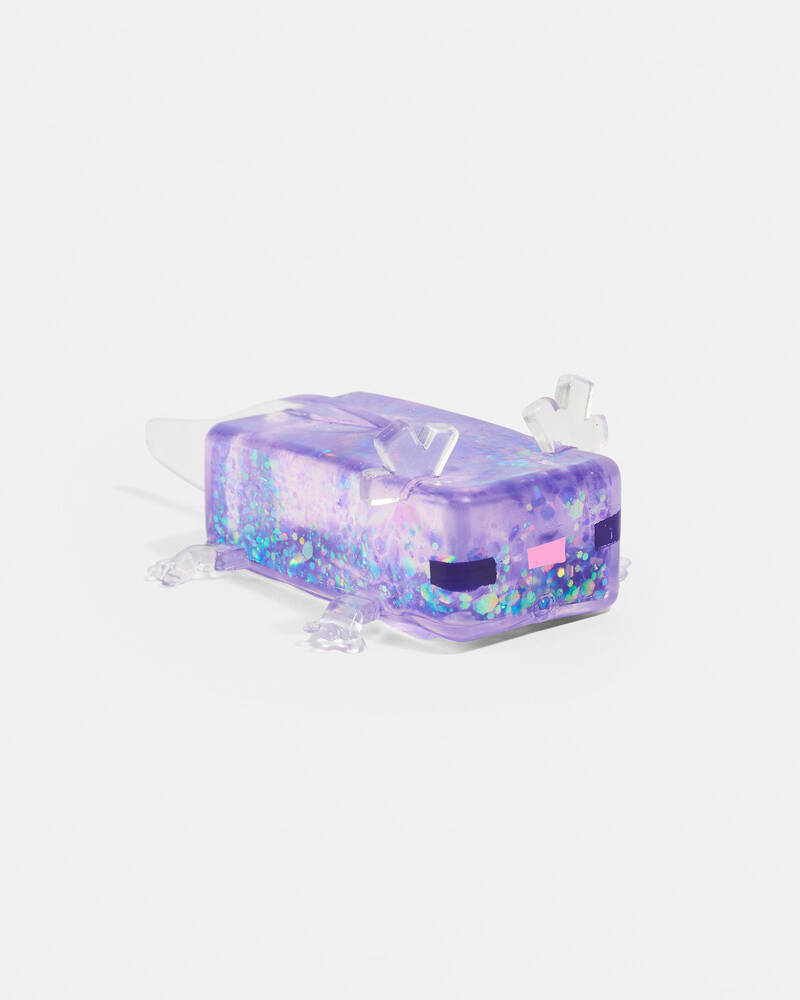 Get It Now Axolotl Block Glitter Squishy Fidget Toy for Womens
