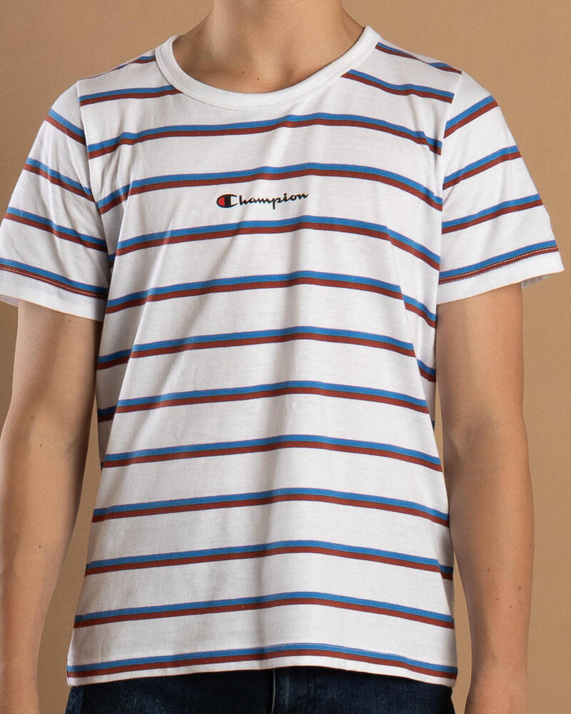 Champion Boys' Stripe T-Shirt for Mens