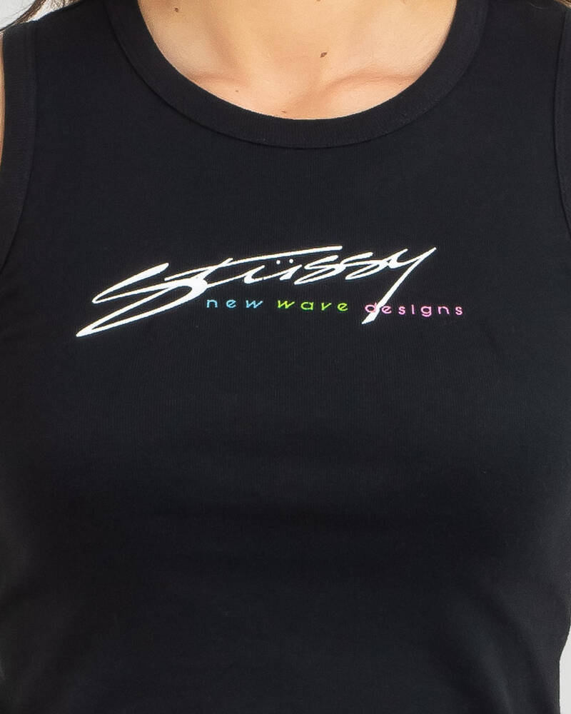 Stussy New Waves Designs Tank Top for Womens