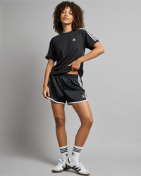 adidas Womens' 3 Stripe Sprinter Shorts for Womens image number null