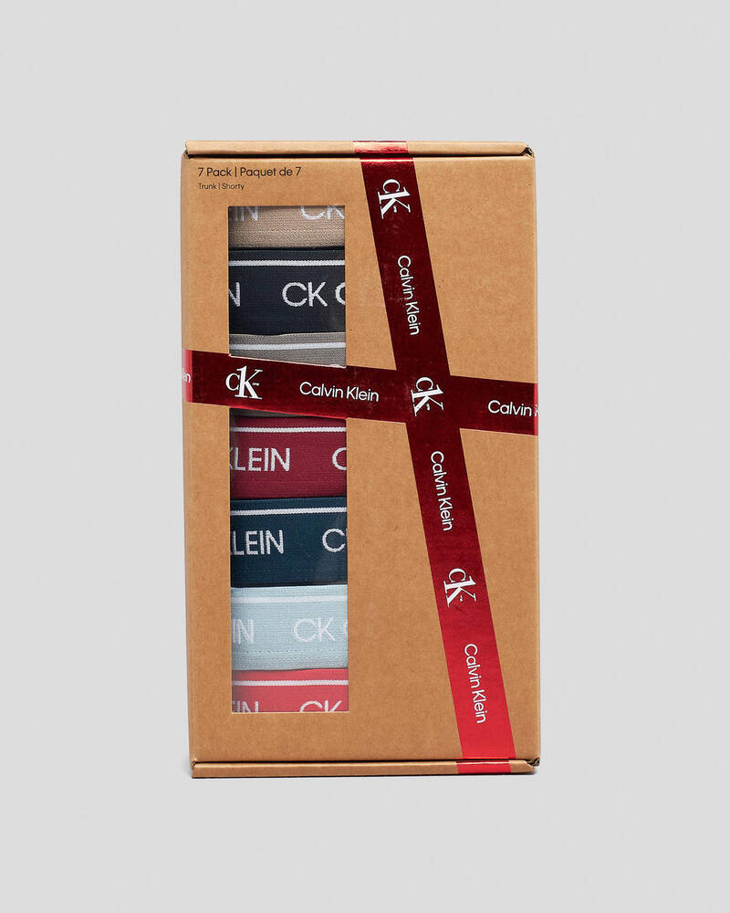 Calvin Klein Holiday CK One Trunks 7 Pack for Mens