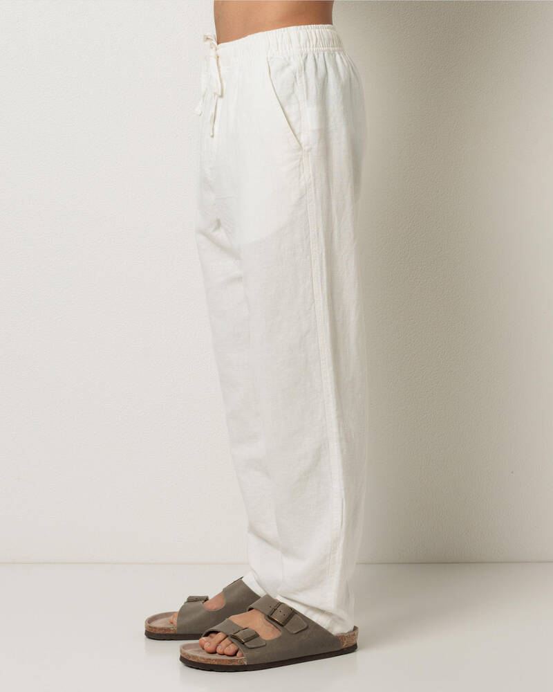Skylark Leisurely Linen Blend Pants for Mens