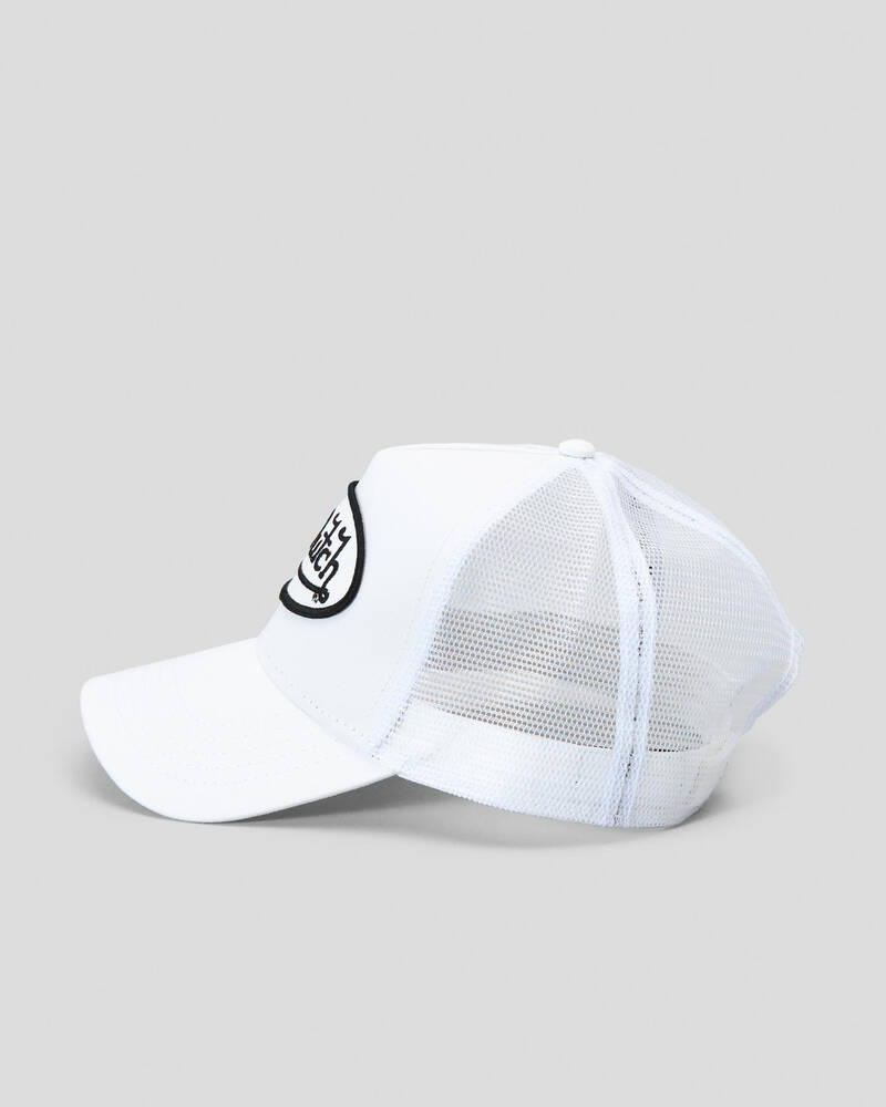 Von Dutch White Trucker Cap for Mens