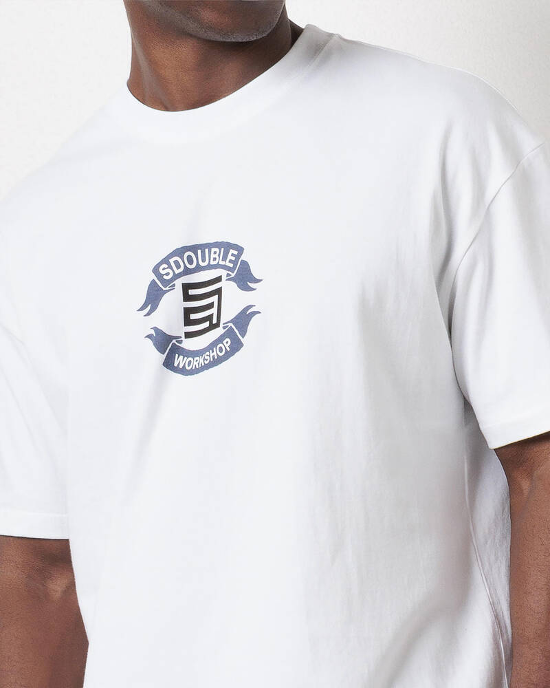S-Double Banners T-Shirt for Mens