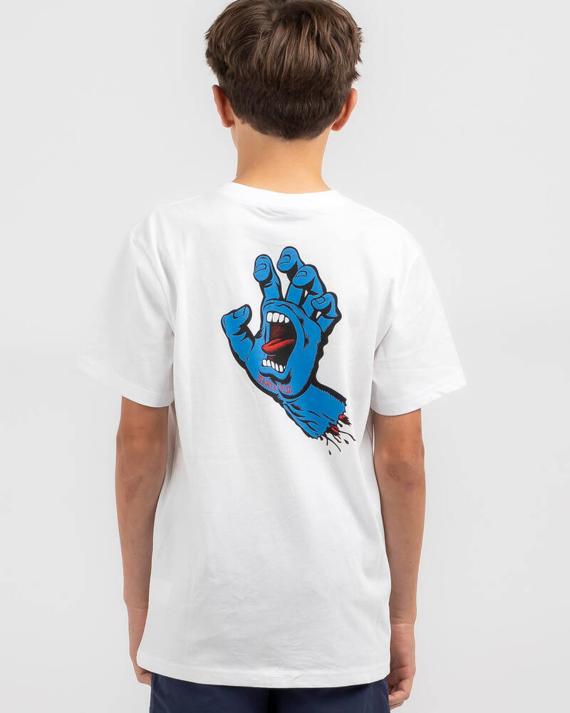 Santa Cruz Boys' Opus Screaming Hand T-Shirt for Mens