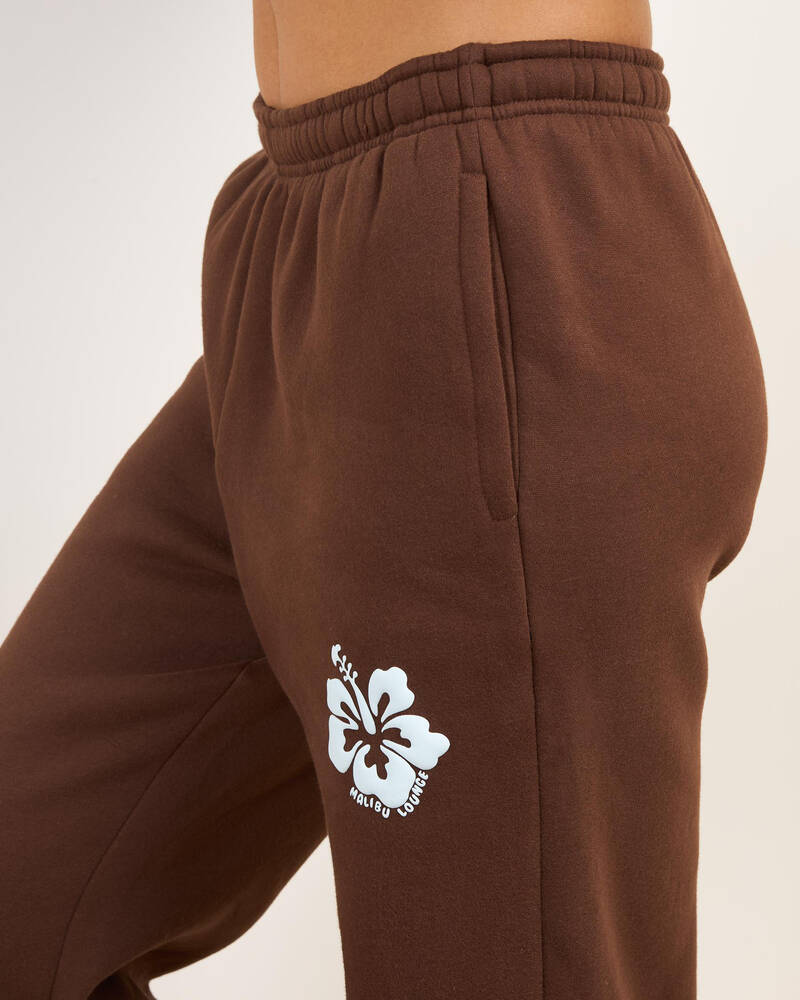 Malibu Lounge Malibu Lounge Hibiscus Sweatpants for Womens