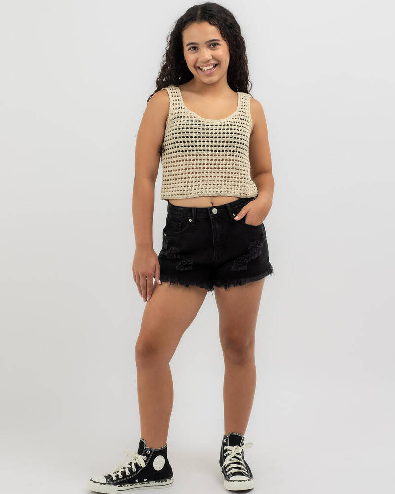 Mooloola Girls' Aruba Crochet Tank Top for Womens