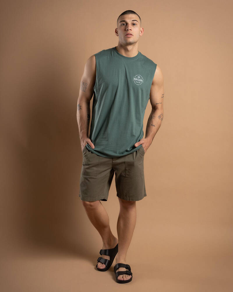 Rip Curl Stapler Muscle Tank for Mens