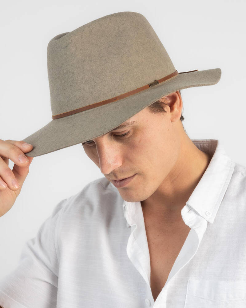 Brixton Wesley Felt Hat for Mens