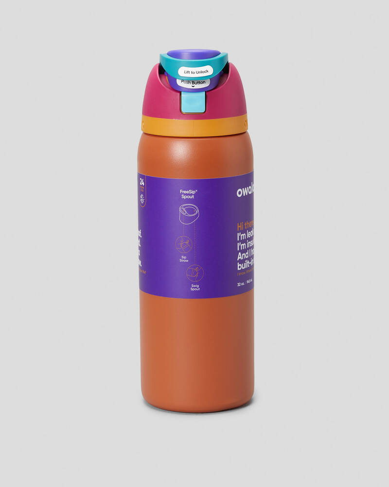 Owala 32oz FreeSip Stainless Steel Water Bottle for Unisex
