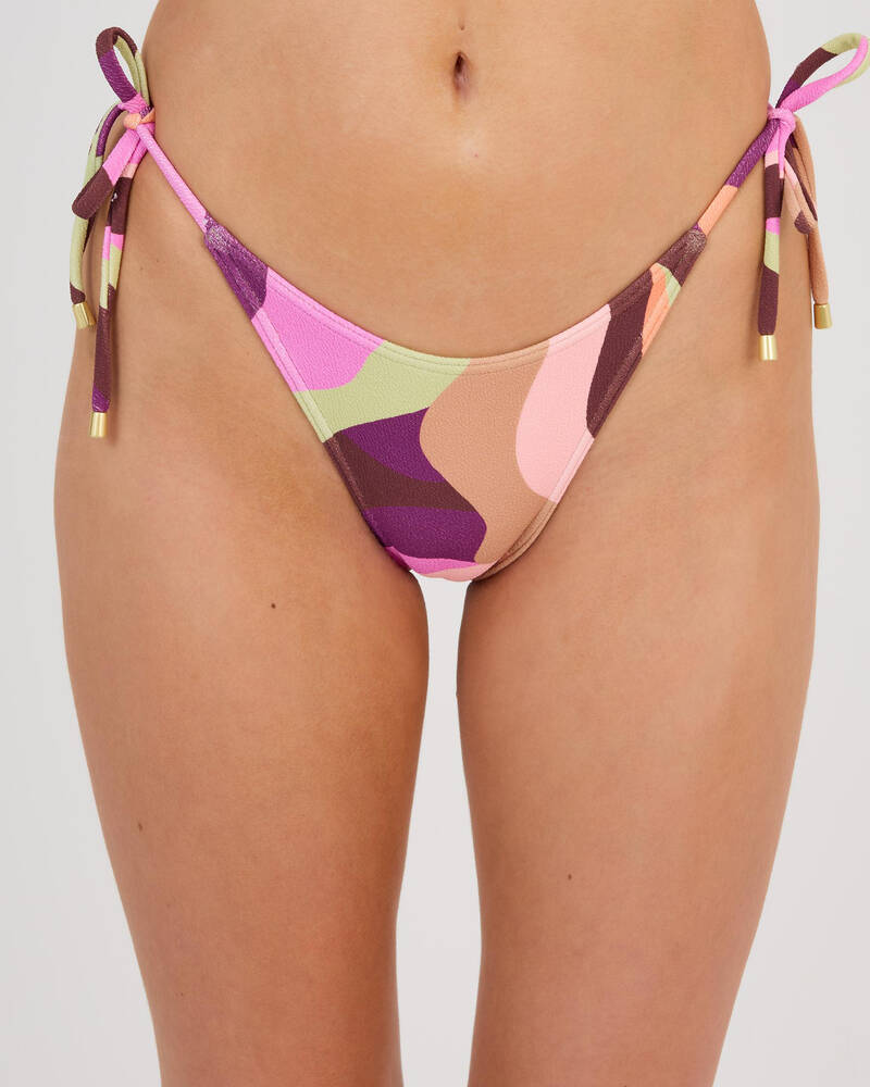 Billabong Surf Swirlin Tie Side Bikini Bottom for Womens